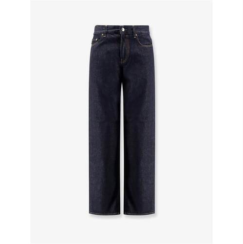 Totême 女士 FW26 牛仔长裤 Logo 拼贴直筒牛仔裤