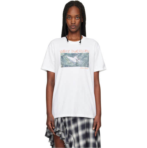 Collina Strada 女士 T恤 白色 Ugly Duckling Graphic