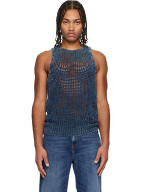 Diesel 男士 背心 蓝色 K-Reca 背心