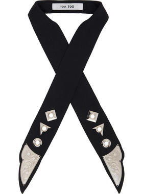 Toga 女士 服装 黑色 Metal Ribbon 领带