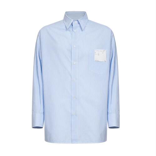 MM6 Maison Margiela 马吉拉MM6 男士 SS26 衬衫 条纹府绸