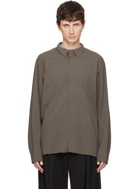 VEILANCE 男士 衬衫 灰褐色 Metry 衬衫