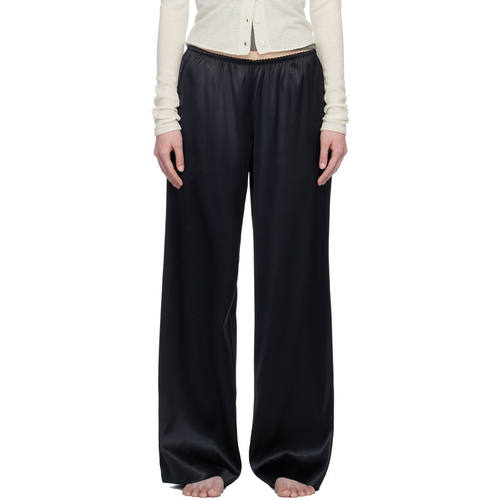SKIMS 女士 长裤 黑色 Heavyweight Satin Wide Leg