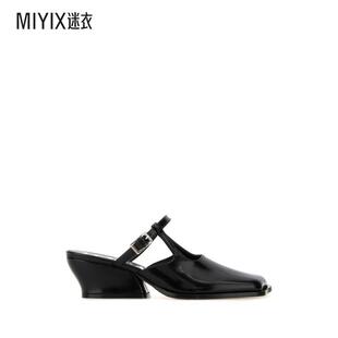 秋冬新品 黑色皮质凉拖 Loewe罗意威 Onda 迷衣时尚 女款