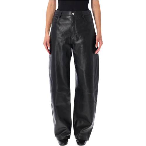 Arma 女士 FW26 长裤 Ece barrel 皮革裤子
