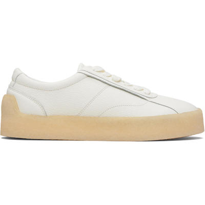 Hugo 雨果 男士 运动鞋 白色 Grained Leather