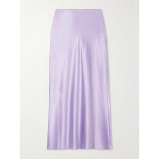 中长裙 女士 三叶草真丝混纺缎面中长半身裙 Beard Veronica