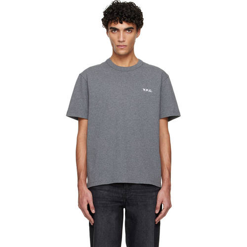 A.P.C. 男士 T恤 灰色 Boxy Petit VPC