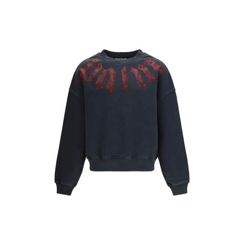 Palm Angels 棕榈天使 男士 SS26 卫衣 大领 Logo 宽松圆领