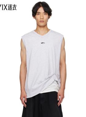 Vetements 男款灰色 Oval Logo Jersey 背心 迷衣时尚