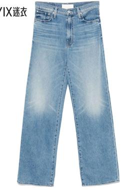【春夏新品】Mother Denim 女款Mother Clear 蓝色牛仔裤 迷衣时