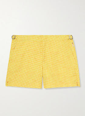 Orlebar Brown 男士 FW25 泳裤 Setter 修身中长印花再生泳裤