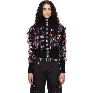 男士 乔波娃·洛文娜 开衫 黑色 Chopova Washed Lowena