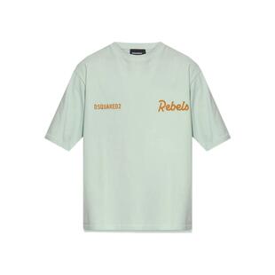 D二次方 DSQUARED2 男士 T恤 刺绣印花 SS26 DSquared2