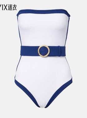 Alexandra Miro 女款Whitney 束带泳衣 迷衣时尚