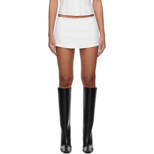 Danielle Guizio 女士 迷你裙 白色 Micro Stretch 短裙