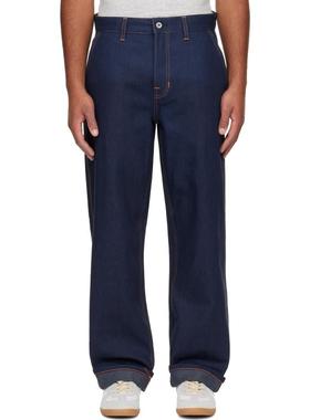 Nudie Jeans 男士 牛仔长裤 海军蓝 Tuff Tony 牛仔裤