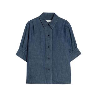 Sander 蓝色衬衫 女士 衬衫 SS26 Jil