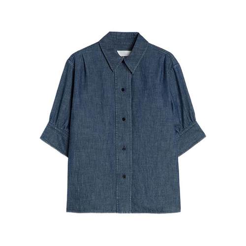 Jil Sander 女士 SS26 衬衫 蓝色衬衫