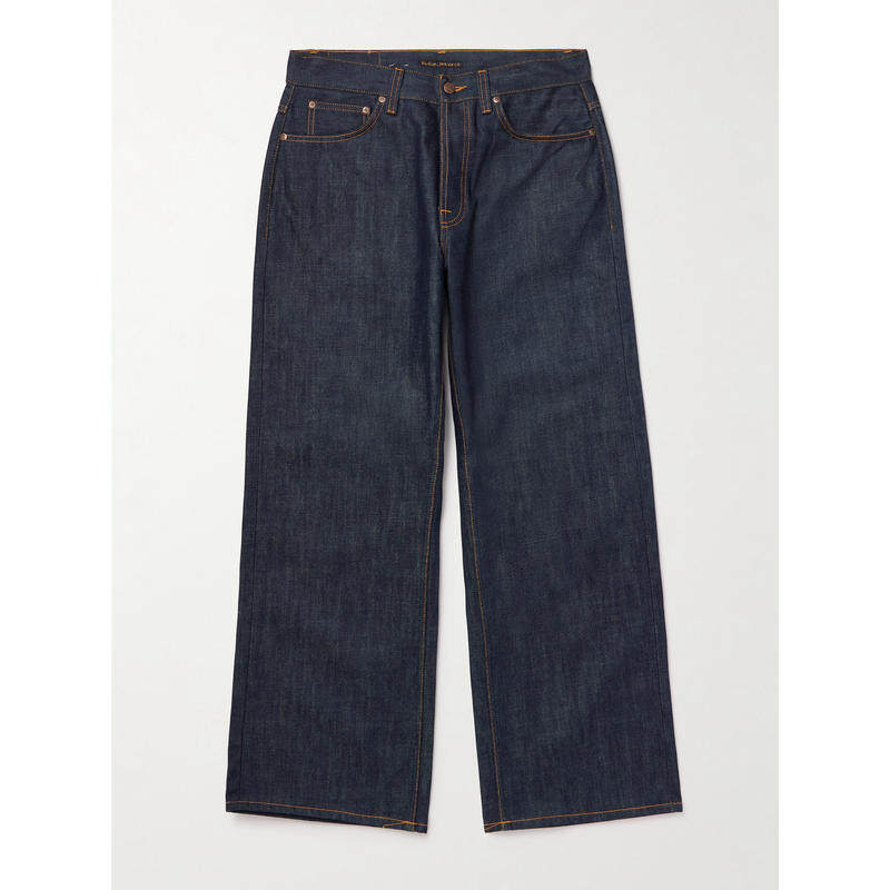 Nudie Jeans 男士 SS26 牛仔长裤 Loud Larry 阔腿有机牛仔裤