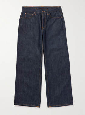 Nudie Jeans 男士 SS26 牛仔长裤 Loud Larry 阔腿有机牛仔裤