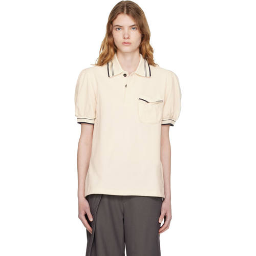 OPEN YY 女士 POLO衫 灰白色 Puffy Piqué Polo 衫