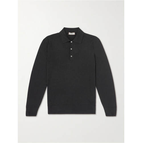 Canali 康钠丽 男士 SS26 POLO衫 羊毛