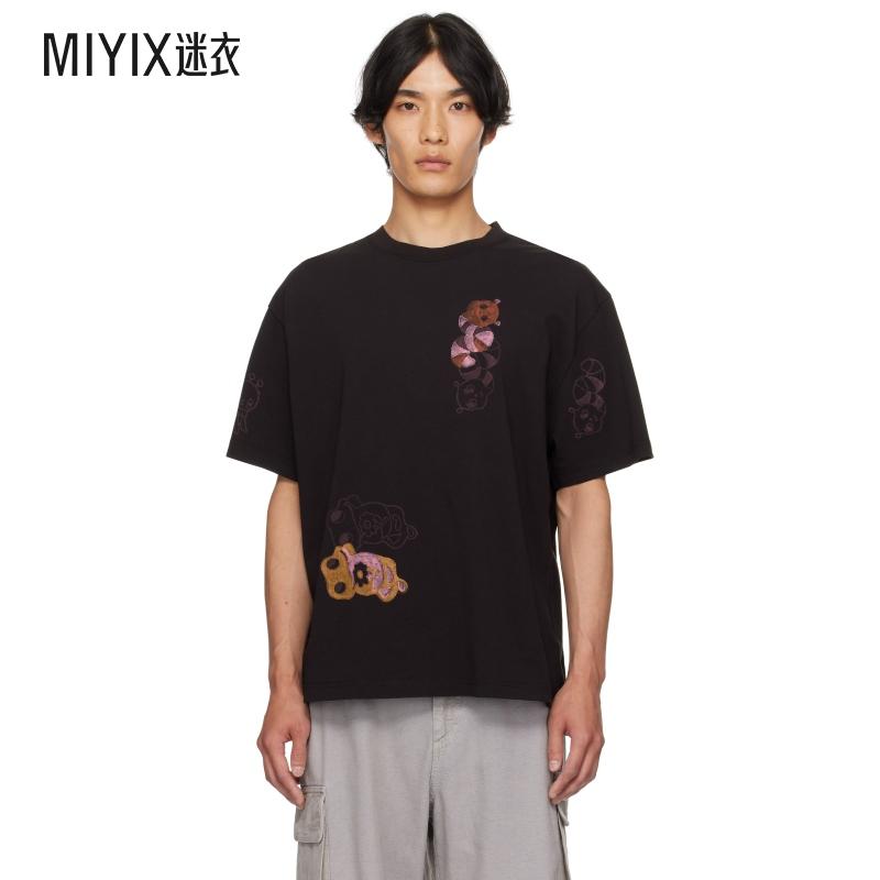 Story mfg. 男款黑色 Grateful T 恤 迷衣时尚