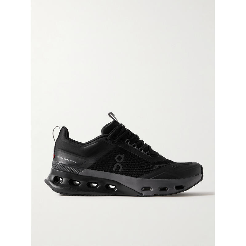 On 男士 运动鞋 Cloudnova X 橡胶边网纱跑步鞋
