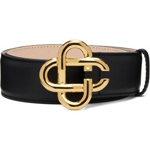 男士 Logo 腰带 Buckle 黑色 Casablanca
