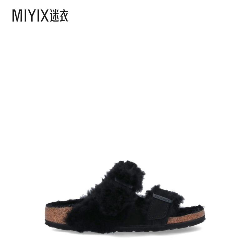 Birkenstock Arizona Teddy Split涼鞋女款 迷衣时尚