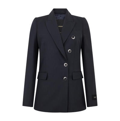 Pinko 品高 女士 FW26 夹克 DECORATIVE 条纹纽扣