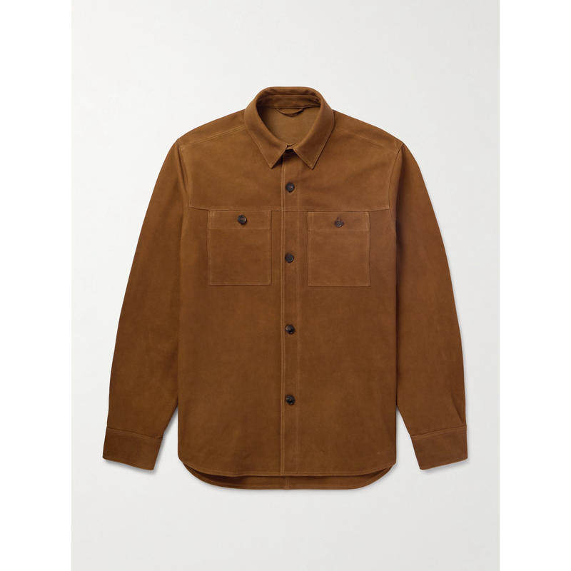 MR P. 男士 FW24 夹克 绒面革衬衫式夹克,男装,牛仔外套,淘宝优惠券,粉丝福利购,淘宝优惠卷