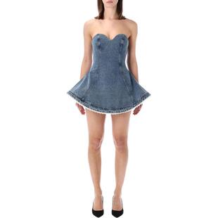 牛仔连衣裙 Magda SS26 女士 牛仔紧身束胸连衣裙 Butrym