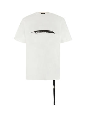 Ann Demeulemeester 男士 FW23 T恤 白色棉质宽松款T恤