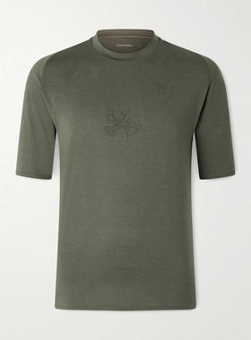 PORTAL 男士 SS26 T恤 Lateral Recycled-Jersey 耸肩徽标印花T恤