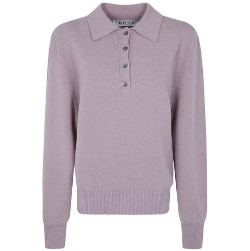 Róhe 女士 FW26 上衣 MOULINE 紧身Polo衫