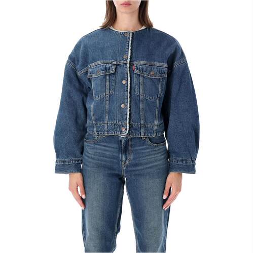 Levi's 李维斯 女士 FW26 夹克 LEVI'S 无领毛毛机车