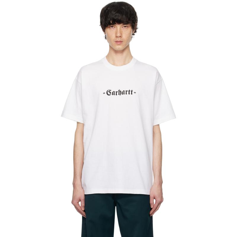 Carhartt WIP 男士 T恤 白色 Greatest Hits T 恤