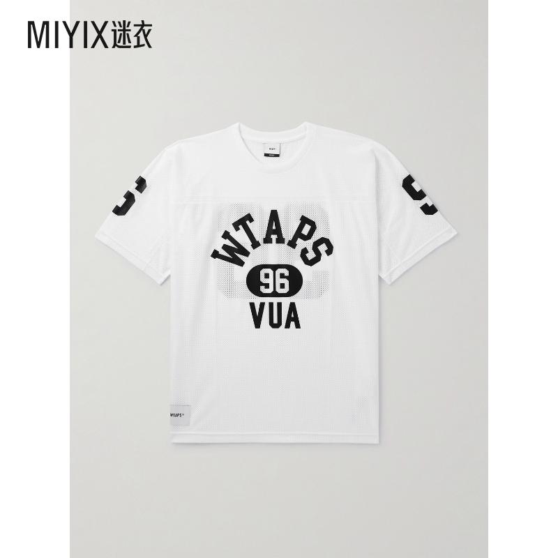 WTAPS 男款徽标印花网纱T恤 迷衣时尚