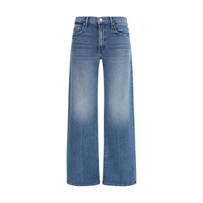 Mother Denim 女士 SS26 牛仔长裤 Lasso Sneak 中腰牛仔裤