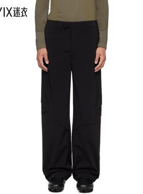 J EONGL I 男款黑色 Softshell Slash 长裤 迷衣时尚