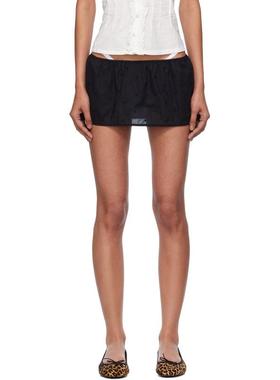 Fruity Booty 女士 迷你裙 黑色 Polka Broderie 裙裤