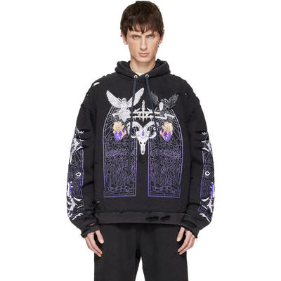 WHO DECIDES WAR BY EV BRAVADO 男士 卫衣 黑色 Eptiome 连帽衫