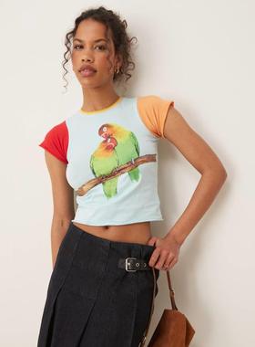 Tyler McGillivary 女士 T恤 lovebird 婴儿多彩T恤