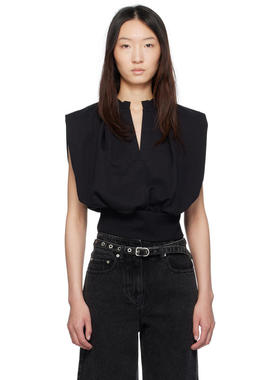 3.1 Phillip Lim 女士 背心 黑色 Sleeveless French Terry 上装