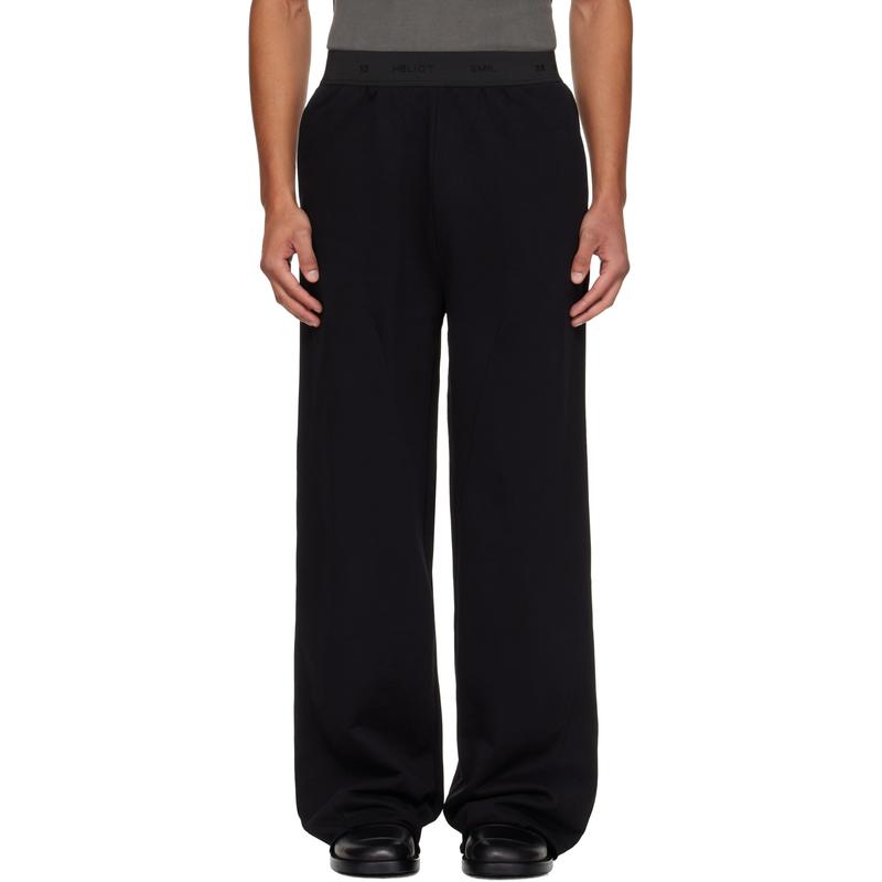 Heliot Emil 男士 运动长裤 黑色 Plannar 长裤