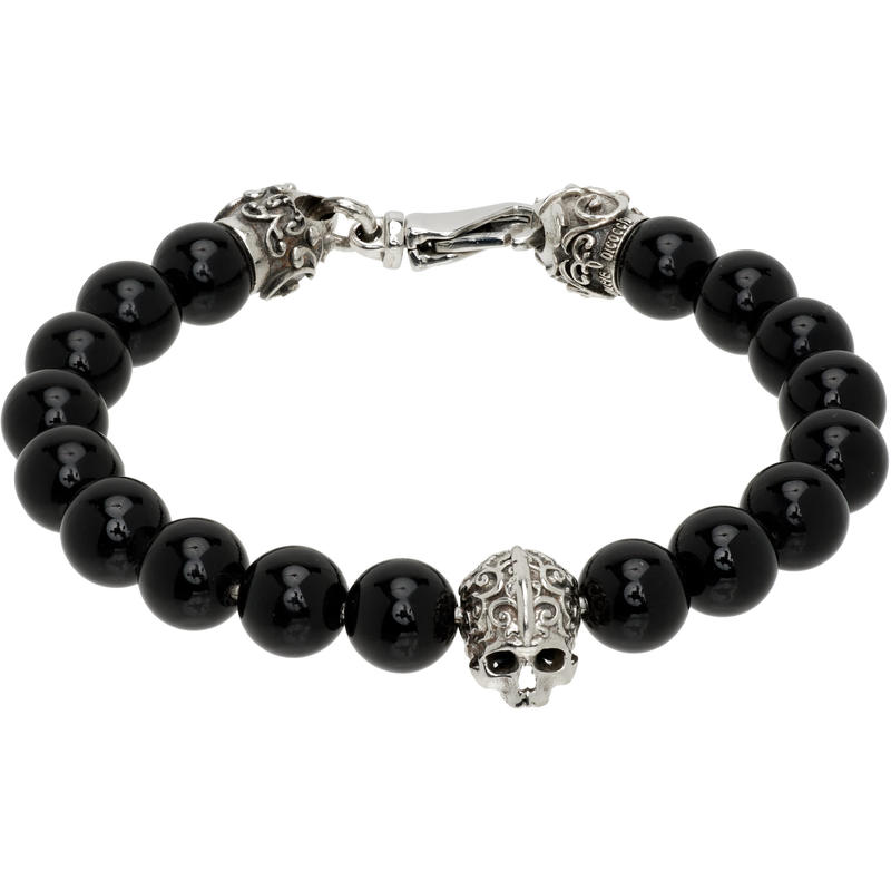 Emanuele Bicocchi 男士 手链 Skull Beads 手链