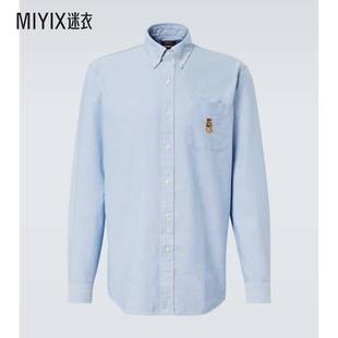 Ralph 男款 Polo Lauren拉夫劳伦 刺绣棉质衬衫 迷衣时尚