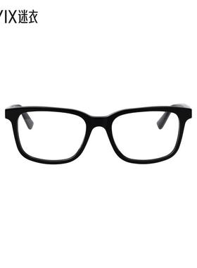 [秋冬新品]MCQUEEN 男款BLACK-BLACK-TRANSPARENT 再生醋纤眼镜